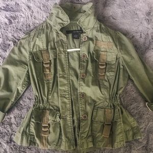 NWOT Calvin Klein Military Green Jacket